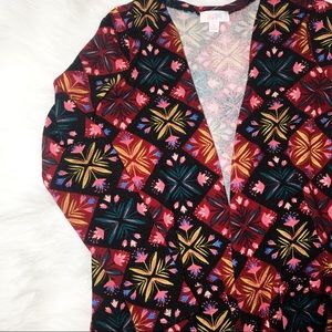 LuLaRoe Sarah cardigan boho bright size small